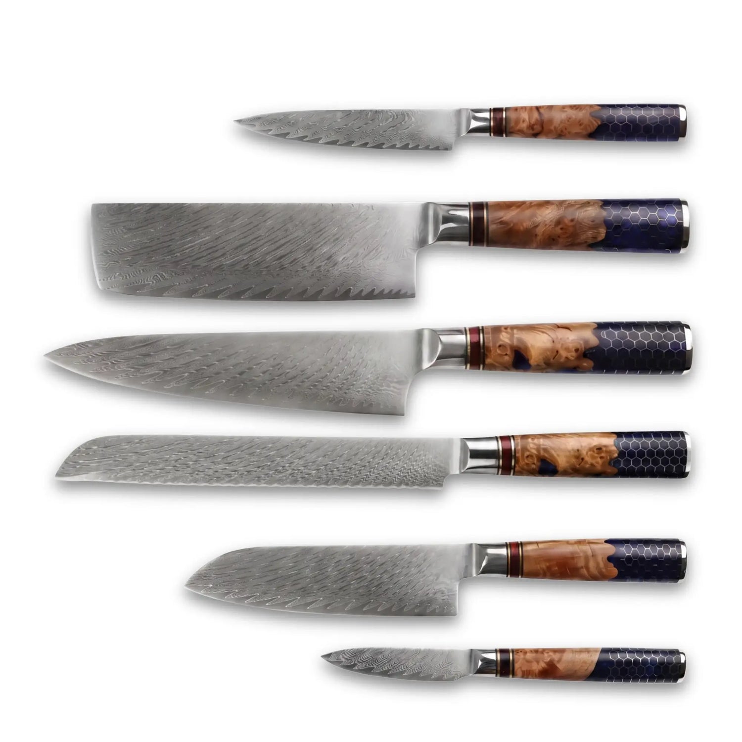 6-Piece Japanese Knife Set – Hachinosu Collection