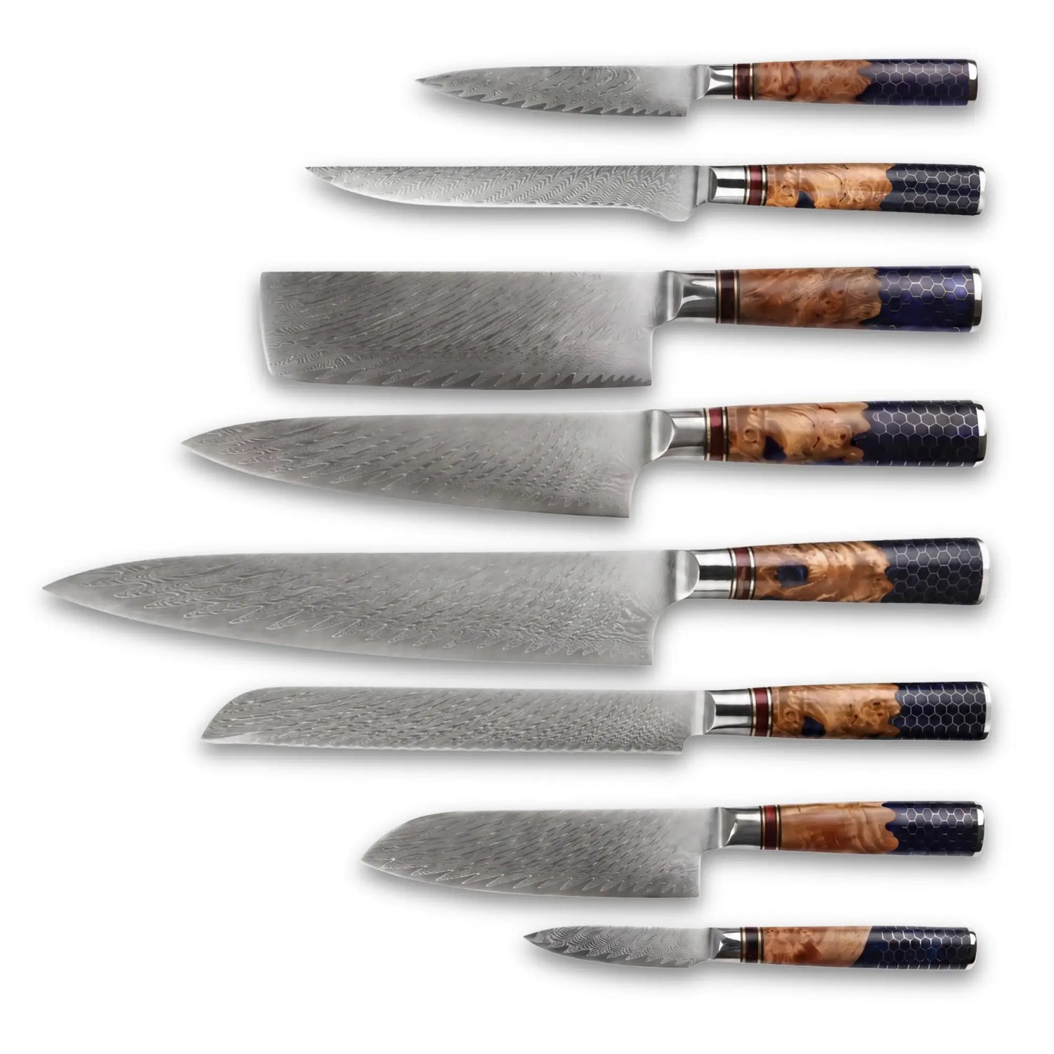 8-Piece Japanese Knife Set – Hachinosu Collection