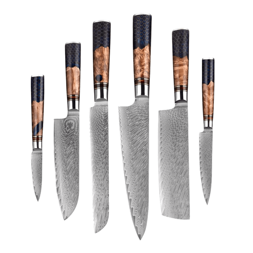 6-Piece Japanese Knife Set – Hachinosu Collection