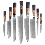 8-Piece Japanese Knife Set – Hachinosu Collection